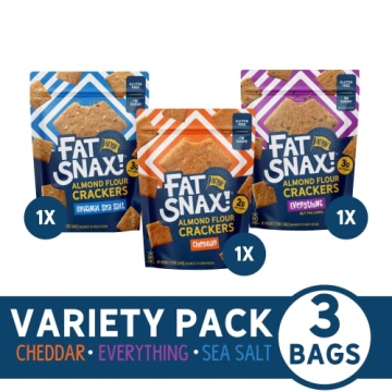 Fat Snax Keto Crackers – Gluten-Free & Low-Carb Snacks