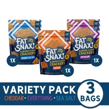 Fat Snax Keto Crackers – Gluten-Free & Low-Carb Snacks