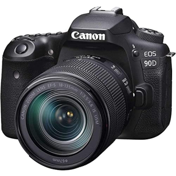 Canon EOS 90D DSLR Camera with 4K Video and Wi-Fi