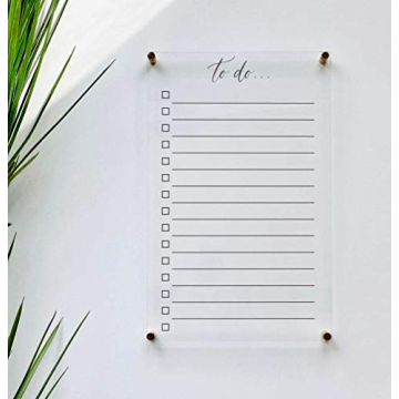Premium Large Acrylic To Do List | Stylish & Functional