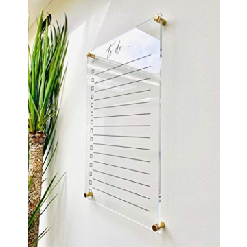 Premium Large Acrylic To Do List | Stylish & Functional