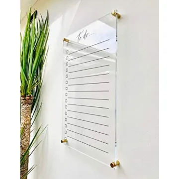 Premium Large Acrylic To Do List | Stylish & Functional