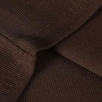 Artfish Women's Sleeveless Full Tank Top Form Fitting Scoop Neck Ribbed Knit Basic Tight Fitted Cami Mocha Brown, S