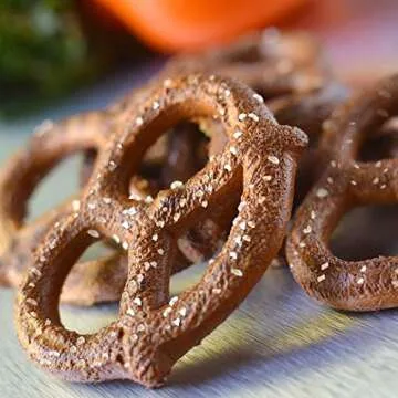 Unique Pretzels - Sprouted Splits Pretzels, Homestyle Baked, Certified OU Kosher and non-GMO, 8 Ounc...