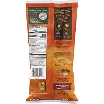 Unique Pretzels - Sprouted Splits Pretzels, Homestyle Baked, Certified OU Kosher and non-GMO, 8 Ounce Bag