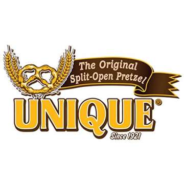 Unique Pretzels - Sprouted Splits Pretzels, Homestyle Baked, Certified OU Kosher and non-GMO, 8 Ounce Bag