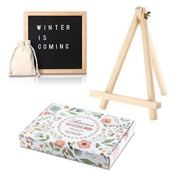 10x10 Changeable Letter Board with 580 Letters & Symbols