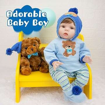 Milidool 22-Inch Realistic Reborn Baby Doll Gift