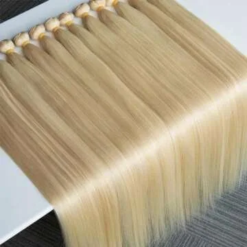 613 Blonde 3 Bundles Human Hair Straight - Unprocessed Quality
