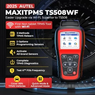 Autel TS508WF TPMS Tool: Diagnose & Program Sensors Easily
