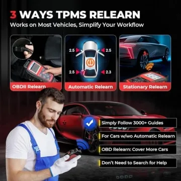 Autel TS508WF TPMS Tool: Diagnose & Program Sensors Easily