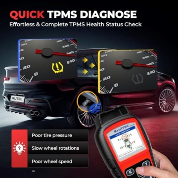 Autel TS508WF TPMS Tool: Diagnose & Program Sensors Easily