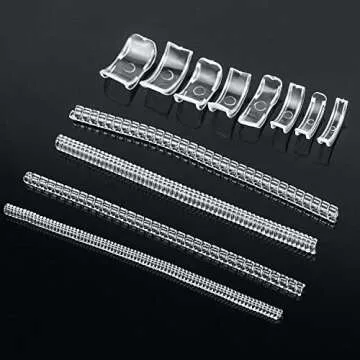 Ring Size Adjuster for Loose Rings - 32 Pcs 12 Sizes Invisible Ring Size Adjuster, Resizer Fit Almost Any Size Rings