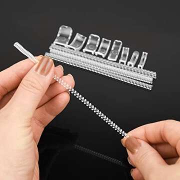 Ring Size Adjuster for Loose Rings - 32 Pcs 12 Sizes Invisible Ring Size Adjuster, Resizer Fit Almost Any Size Rings