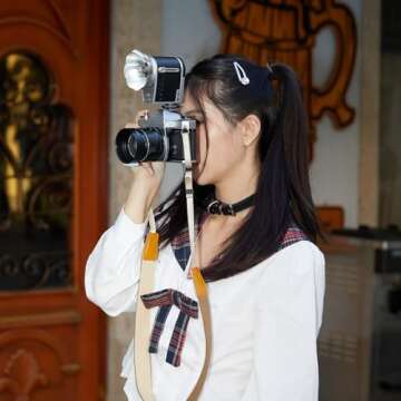 Godox Lux Cadet Retro Camera Flash, Built-in Battery GN10 with 7 Levels Flash Power, 6200K±300K with S1/S2 Optical Control, On Camera Flash for Canon, for Nikon, for Sony, for Fuji, for Olympus Camera