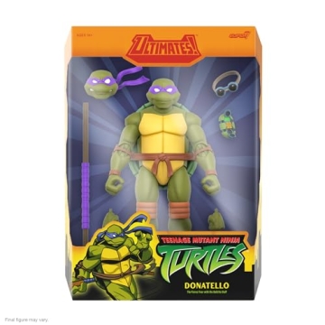 Super7 Donatello TMNT Action Figure for Collectors and Kids