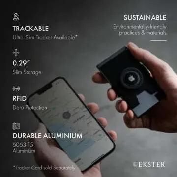 Ekster Aluminum AirTag Wallet for Men | RFID Blocking & Slim Design