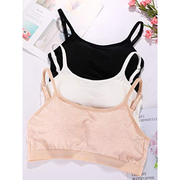 Stylish 3 Pieces Mini Camisole Bra for Comfort and Versatility