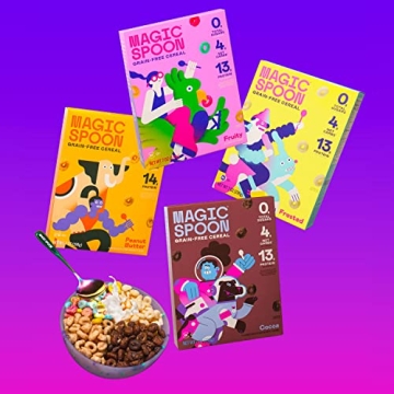 Magic Spoon High Protein Keto Cereal Variety 4-Pack
