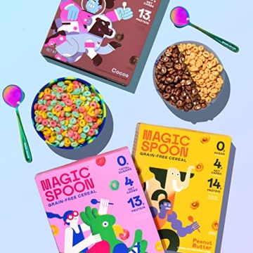 Magic Spoon High Protein Keto Cereal Variety 4-Pack
