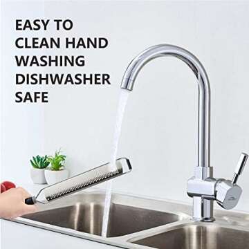 ALLTOP Lemon Zester, Hand-held Stainless Steel Food Grater,Pro Kitchen Tool for Cheese Parmesan Vegetable Ginger Garlic Nutmeg Citrus Lime Orange Chocolate Fruit - Fine Shredder