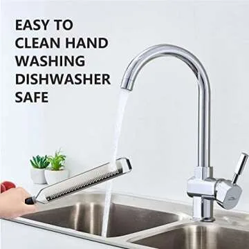 ALLTOP Lemon Zester, Hand-held Stainless Steel Food Grater,Pro Kitchen Tool for Cheese Parmesan Vegetable Ginger Garlic Nutmeg Citrus Lime Orange Chocolate Fruit - Fine Shredder