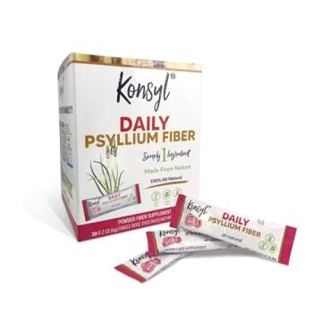 Konsyl Psyllium Fiber - Daily Digestive Health Supplement