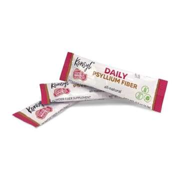 Konsyl Psyllium Fiber - Daily Digestive Health Supplement