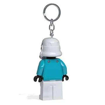 LEGO Star Wars - Large 3 Inch Tall Figure Keychain Light - Stormtrooper Holiday Ugly Sweater (KE174H)