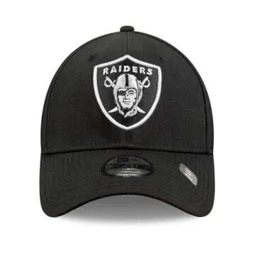 New Era Men's Black Las Vegas Raiders The League 9FORTY Adjustable Hat