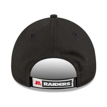 New Era Men's Black Las Vegas Raiders The League 9FORTY Adjustable Hat