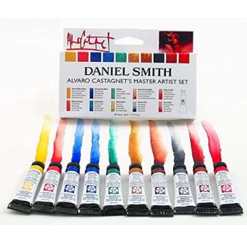 DANIEL SMITH Watercolor Set - 10 Premium Tubes