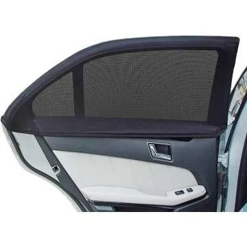 Car Window Shades - Breathable Mesh Sunshades for Cars