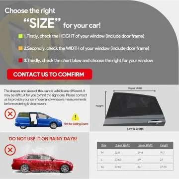 Car Window Shades - Breathable Mesh Sunshades for Cars