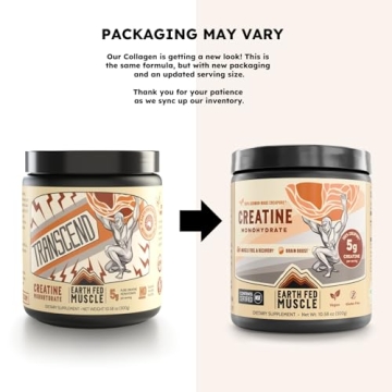 Earth Fed Muscle Creatine - 100% Pure German Creapure