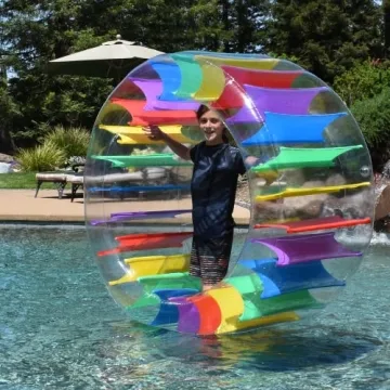 Exciting Inflatable Wheel Roller Pool Float 65 inches