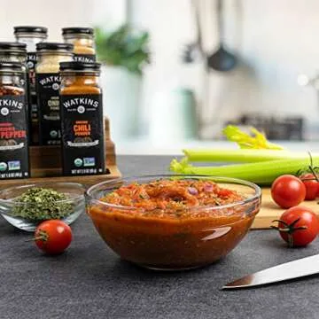 Watkins Gourmet Organic Chili Powder, Premium Flavor Pack 16.1 oz