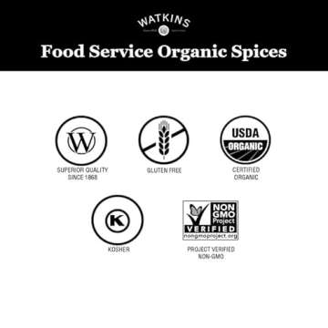 Watkins Gourmet Organic Chili Powder, Premium Flavor Pack 16.1 oz