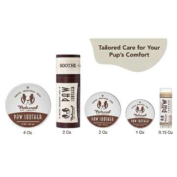 Natural Dog Company Paw Soother Balm Travel Stick - Nourish & Protect Dog Paws