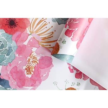 HAOKHOME Floral Peel and Stick Wallpaper for Stylish Decor