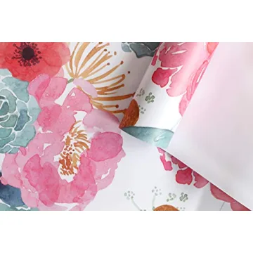 HAOKHOME Floral Peel and Stick Wallpaper for Stylish Decor