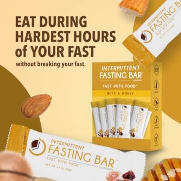 Prolon Fast Bars | Keto, Gluten Free, Dairy Free, Plant Based Protein, Intermittent Fasting Bars | D...