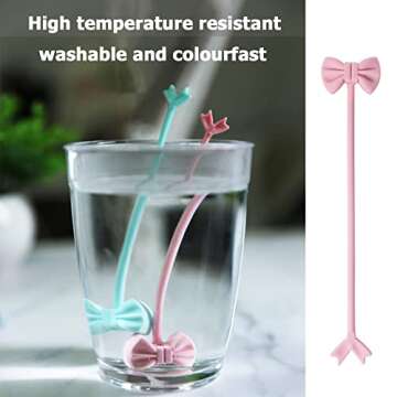 Nearockle 10Pcs Reusable Silicone Twist Cable Ties, Colorful Cable Straps for Bundling and Organizing, Cable Manager Keeper Straps Clips in Home, Office, School(Pink, Blue, White, Grey, Black,)