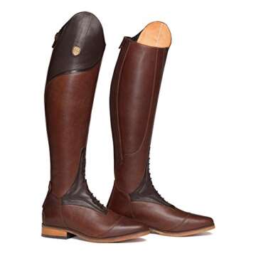 Mountain Horse Sovereign High Rider II Women's Long Riding Boots - Brown, Size 7 N