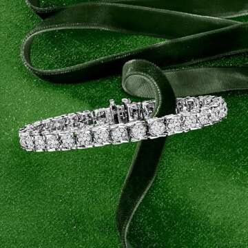 Elegant Ross-Simons 3.00 ct. t.w. Diamond Tennis Bracelet