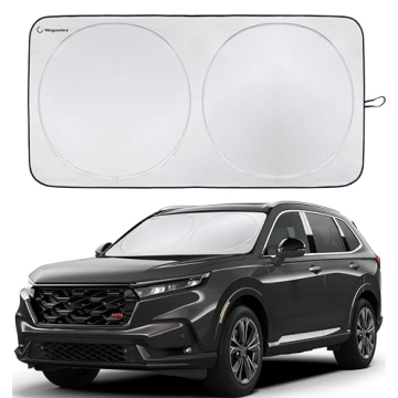 Premium Magnelex Car Windshield Sunshade & Steering Wheel Cover - Ultimate UV Protection