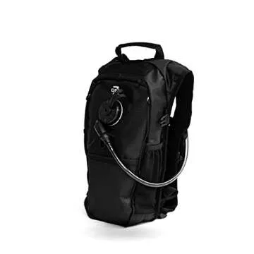 RaveRunner® Anti-Theft Hydration Backpack | Rave Hydration Pack, Festival Water Bag, Hydropack Rave, Hydration Pack EDC (Black)