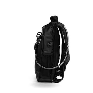 RaveRunner® Anti-Theft Hydration Backpack | Rave Hydration Pack, Festival Water Bag, Hydropack Rave, Hydration Pack EDC (Black)
