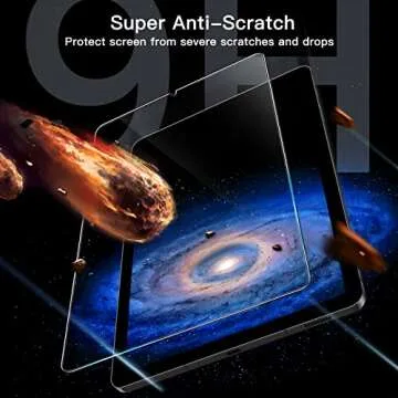 JETech Screen Protector for Samsung Galaxy Tab S6 Lite - 2-Pack