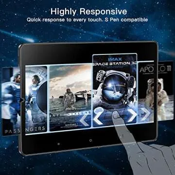 JETech Screen Protector for Samsung Galaxy Tab S6 Lite - 2-Pack